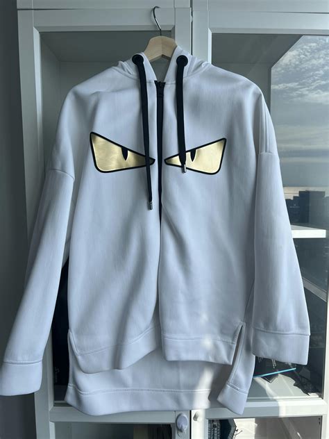 fendi monster hoodie ebay|fendi hoodie sale.